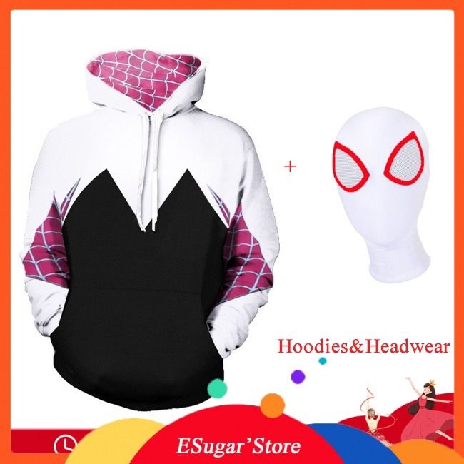 Girls on sale spiderman hoodie
