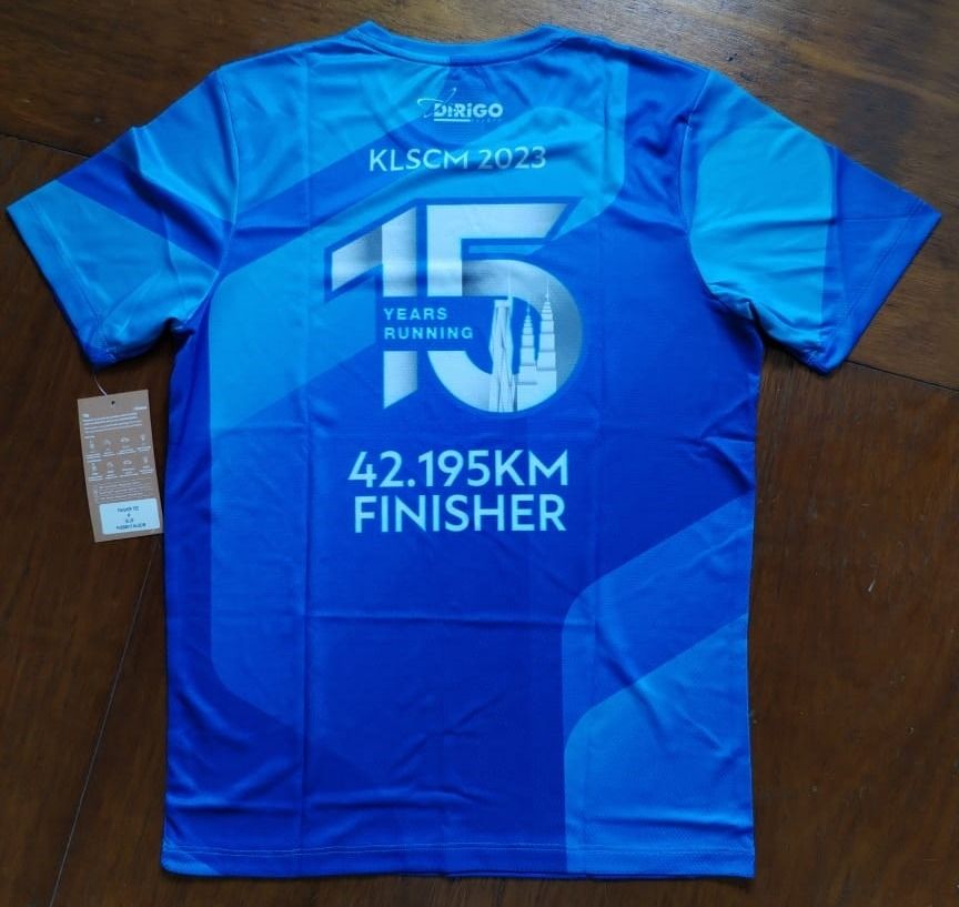 Standard Chartered Kuala Lumpur Marathon 2023 Running Vest & Finisher