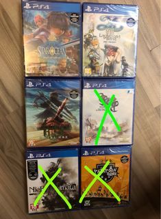 Star ocean, metal max, Xuan-yuan sword,nier:automata , lacrimosa of Dana, patapon