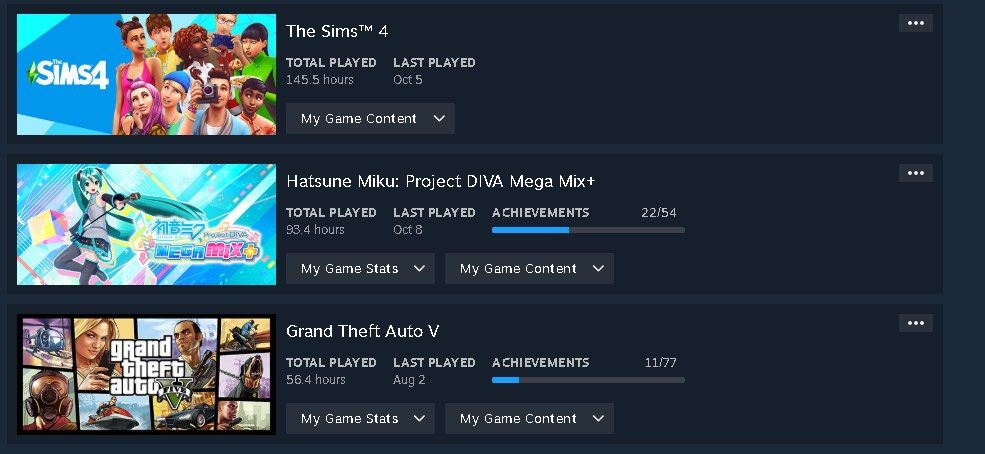 Video Games Acount Examples Steam acount, Video Gaming, Video Games, Others on Carousell