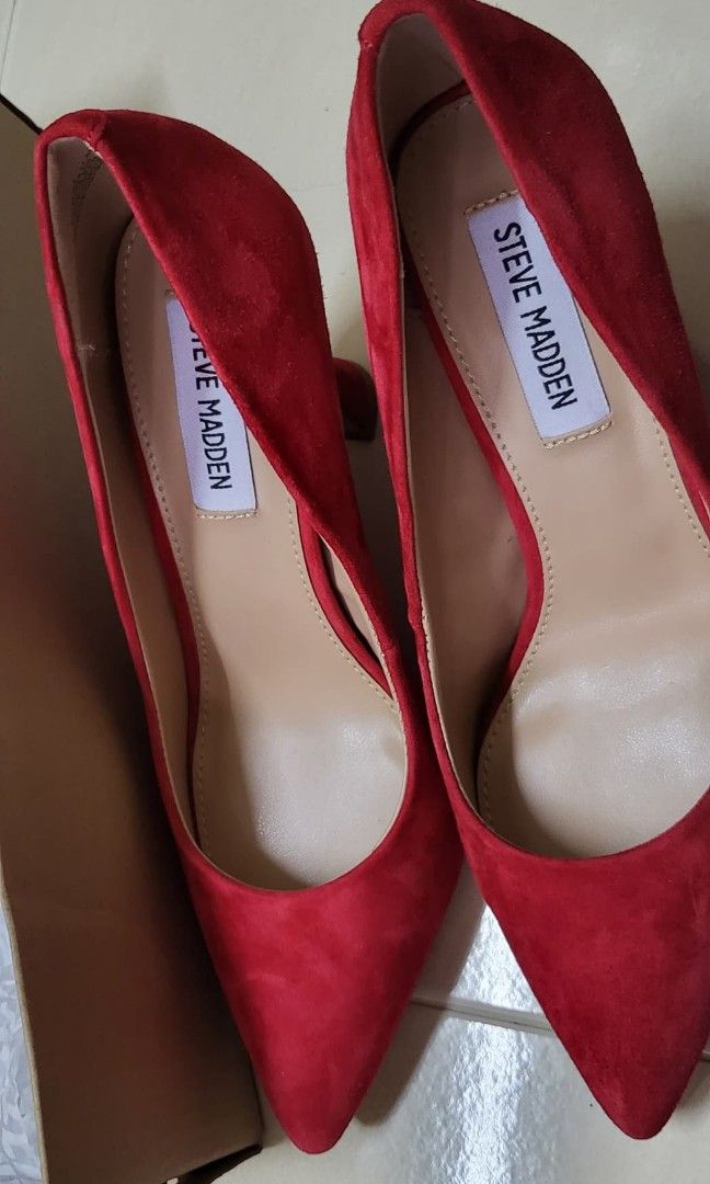 Steve madden suede pumps store