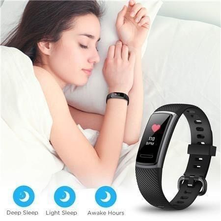 LETSCOM ID152 Fitness Tracker Smart Bracelet with Heart Rate and Sleep Monitor IP68 Waterproof
