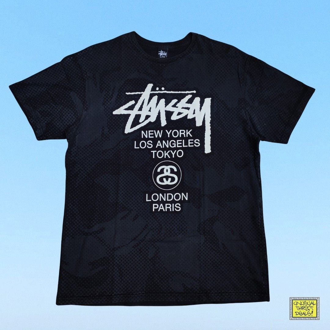stüssy x nike air force 1hand dyed