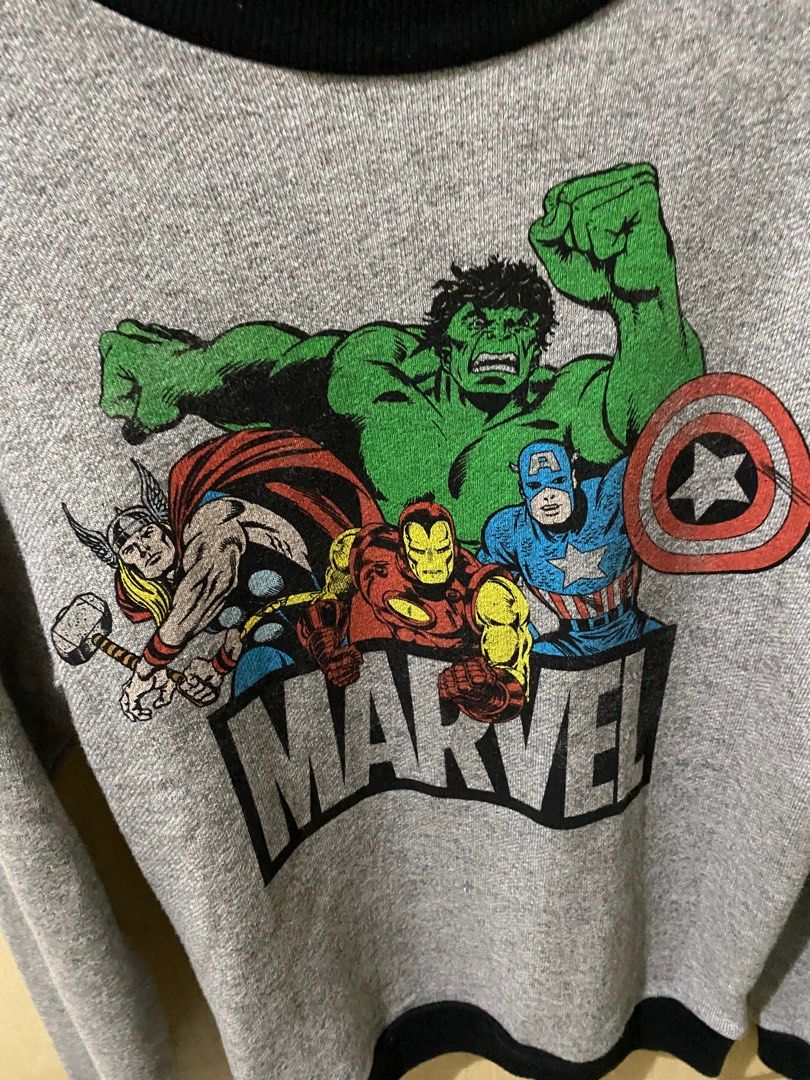 Sweater Marvel Original Full Tag Fesyen Wanita Pakaian Wanita Atasan di Carousell