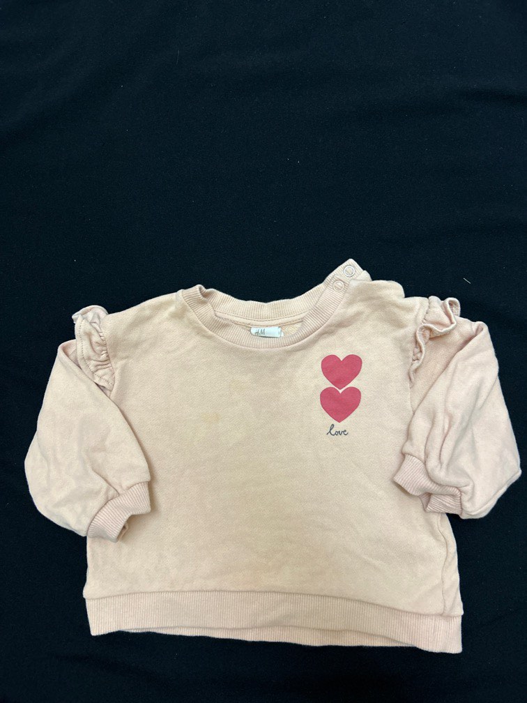 Sweatshirt baby H M Babies Kids Babies Kids Fashion on Carousell