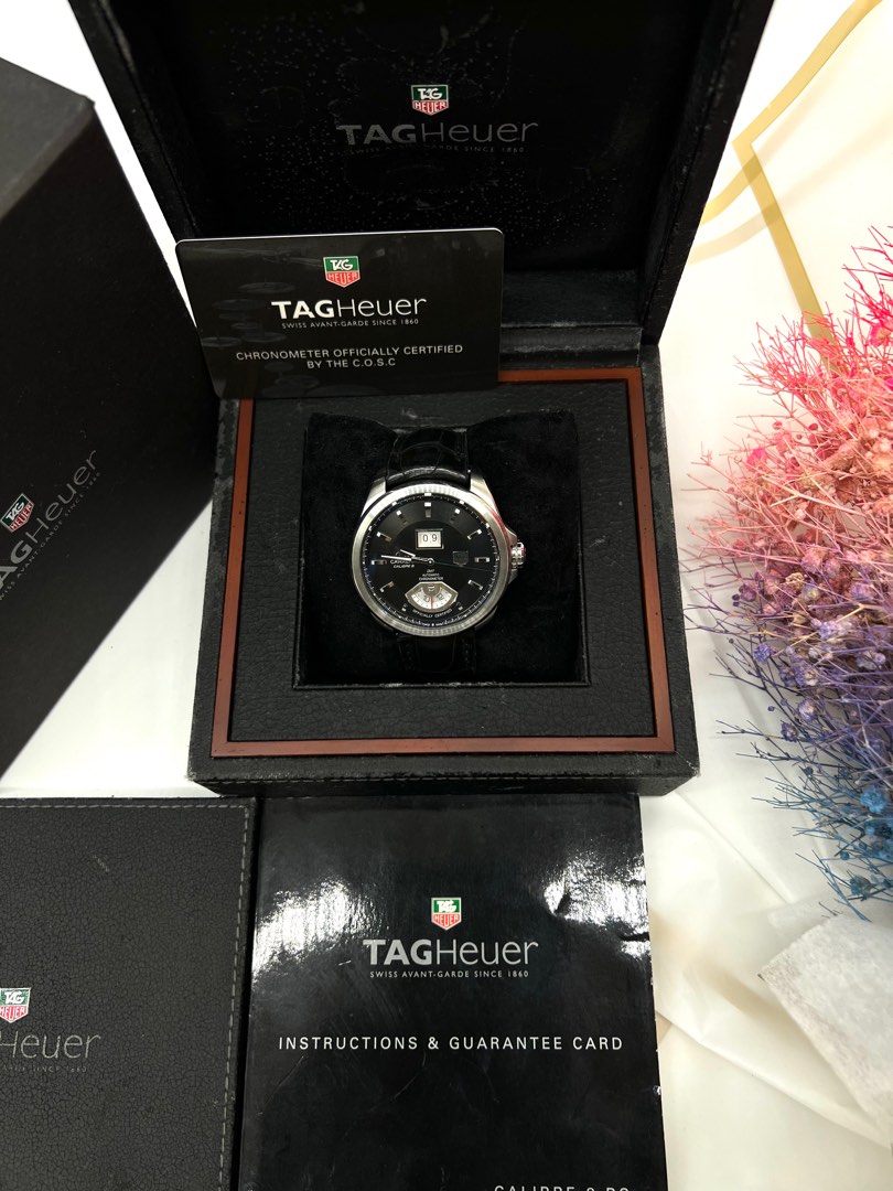 TAG Heuer Grand Carrera WAV5111 Black Dial Automatic Men s Watch