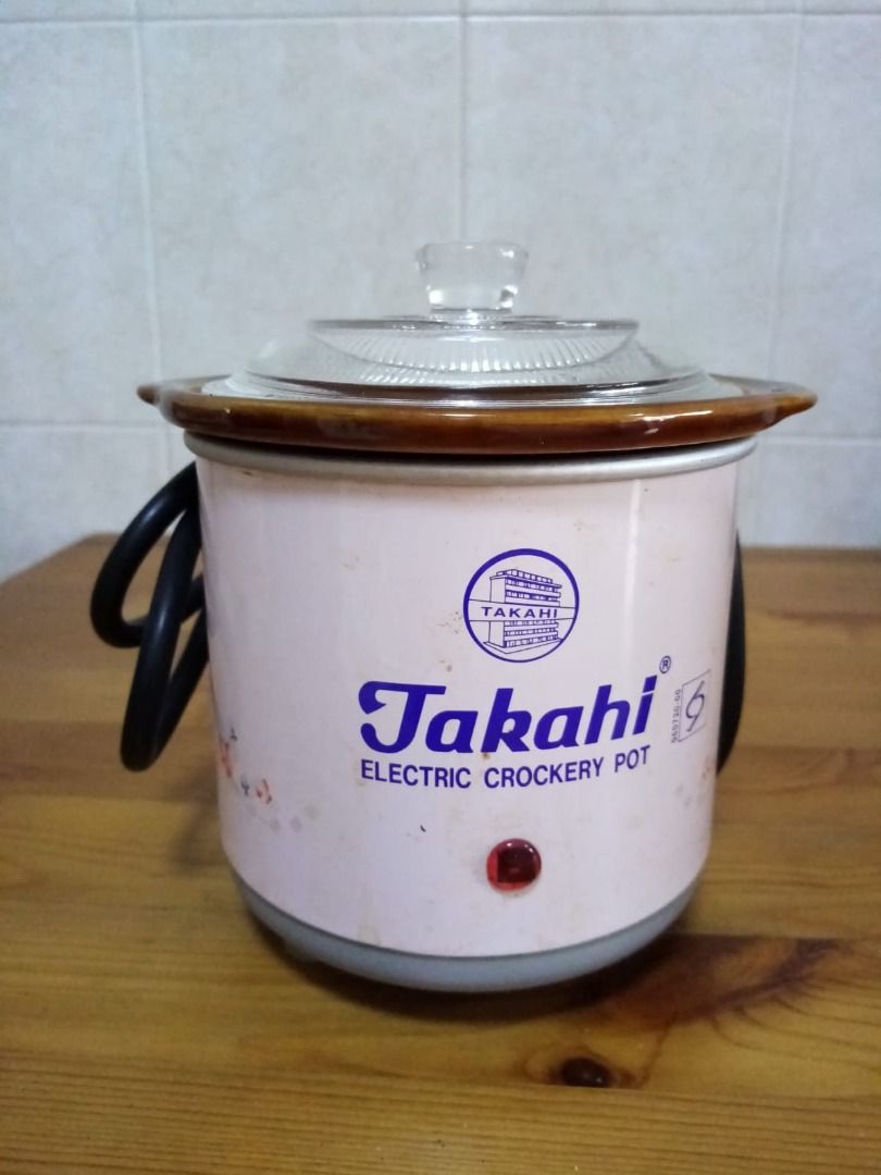 Takahi Electric Crocker Pot- TV Home Appliances, Kitchen