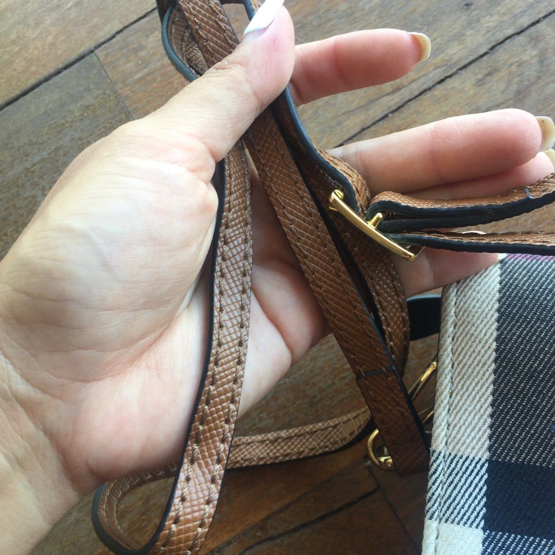 Adjustable Bag Burberry Handbag Strap BURBERRY Patent Leather