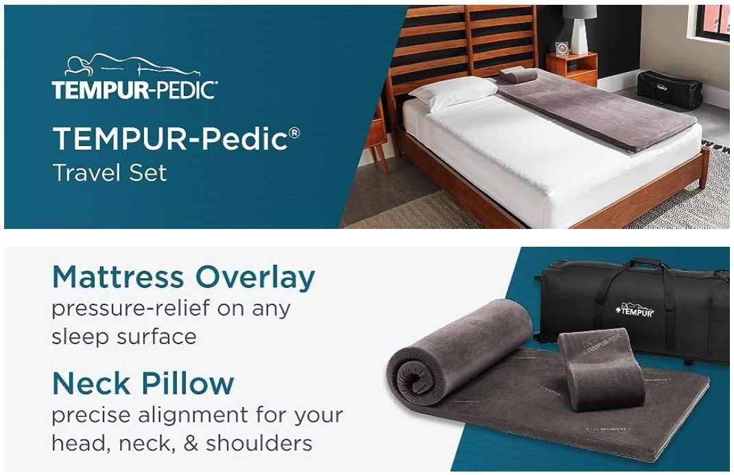 Tempur pedic shop travel set