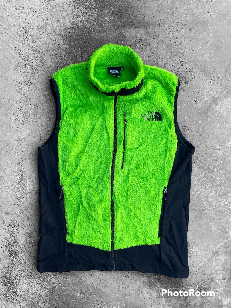 North face top furry vest