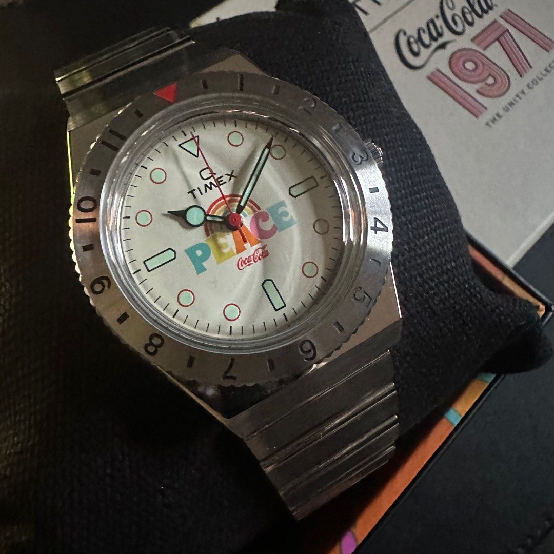 Q Timex x CocaCola 1971 the Unity collection, Men's Fashion, Watches