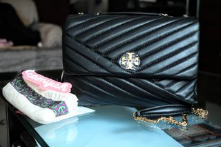 KIRA CHEVRON CONVERTIBLE SHOULDER BAG, Luxury, Bags & Wallets on Carousell