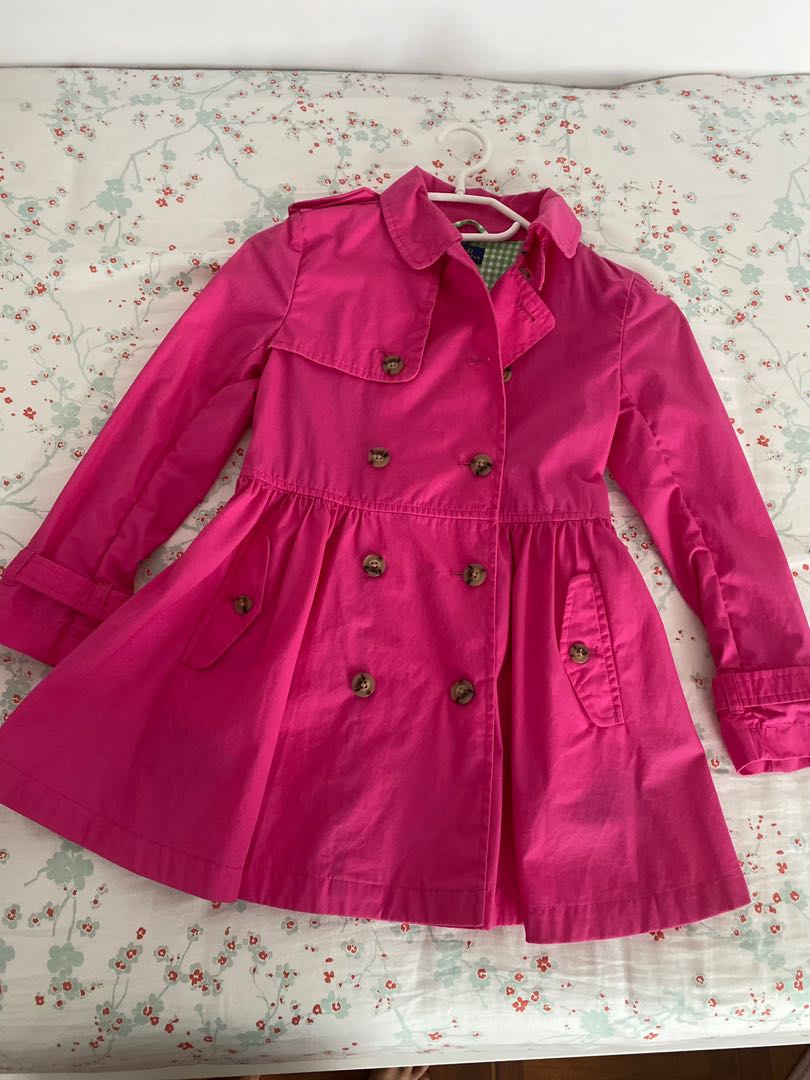 Ralph lauren top pink trench coat