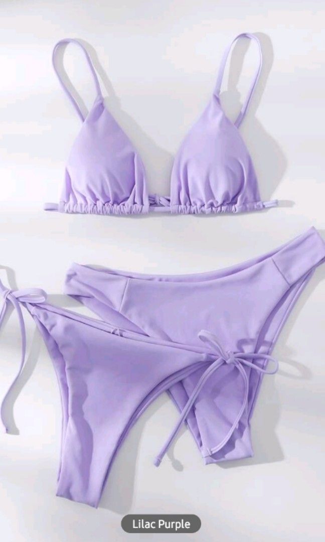 Two piece purple swimsuit, Women's Fashion, Swimwear, Bikinis