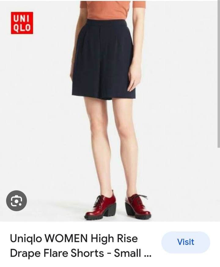 Uniqlo drape hotsell shorts