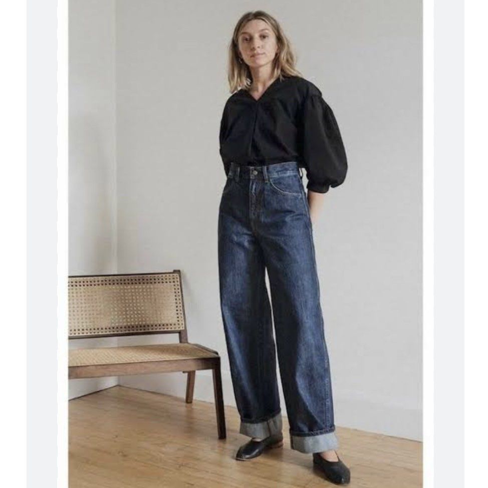 Uniqlo u best sale wide leg jeans