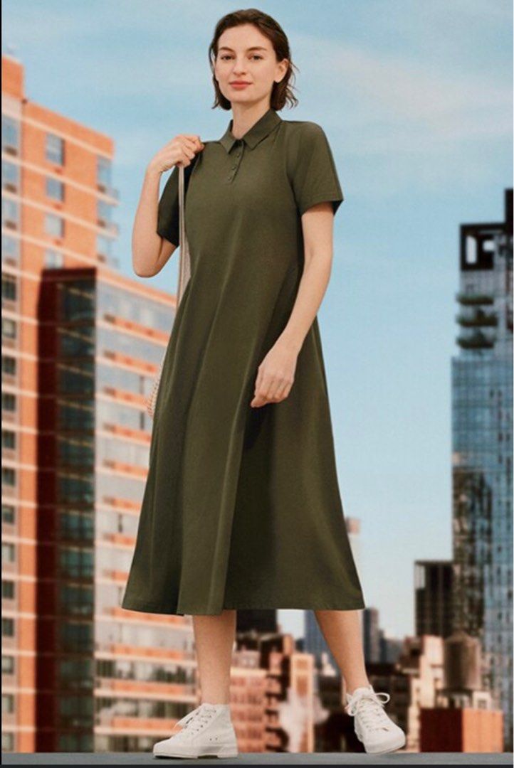 uniqlo x theory short dress, Women's Fashion, Dresses & Sets, Dresses on  Carousell