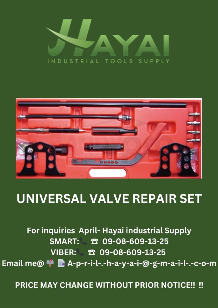 Universal valve repair set, Commercial & Industrial, Construction Tools ...