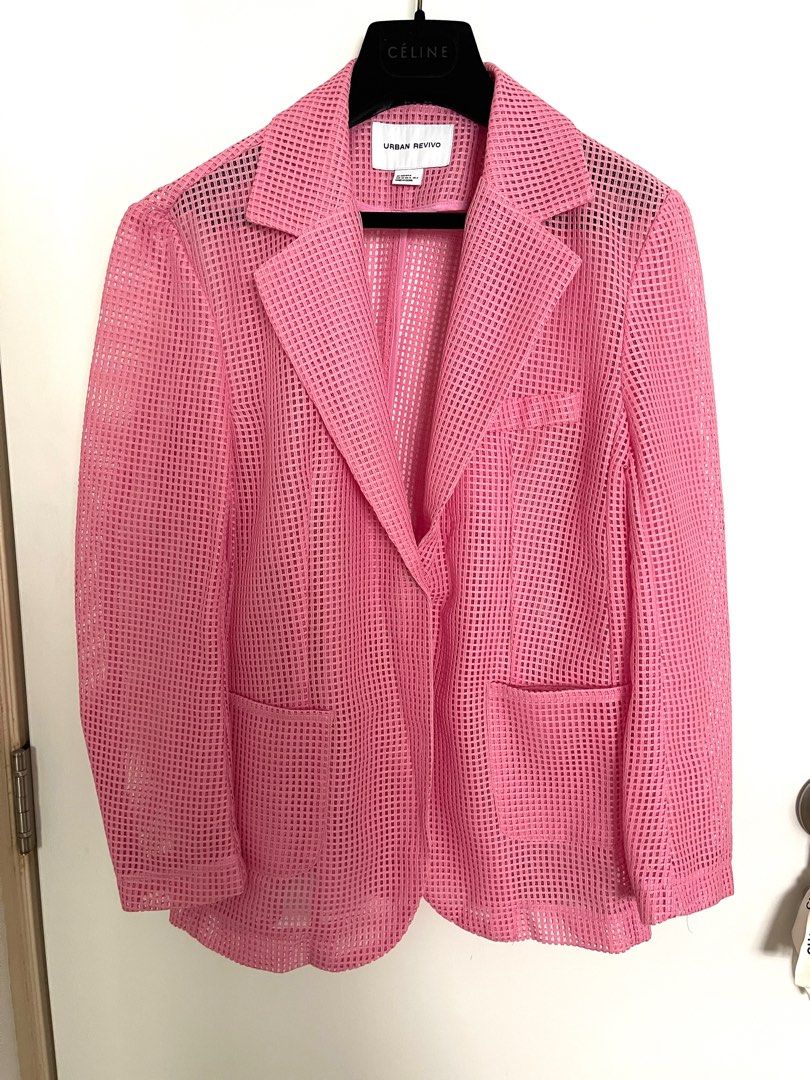 Celine pink top blazer