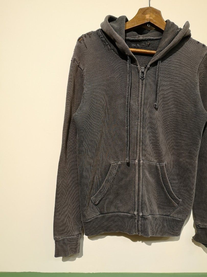 Vintage zip up izzue zip up Hoodie sweatshirt sweater knitwear jacket worker workware pants jeans overall Mickey
