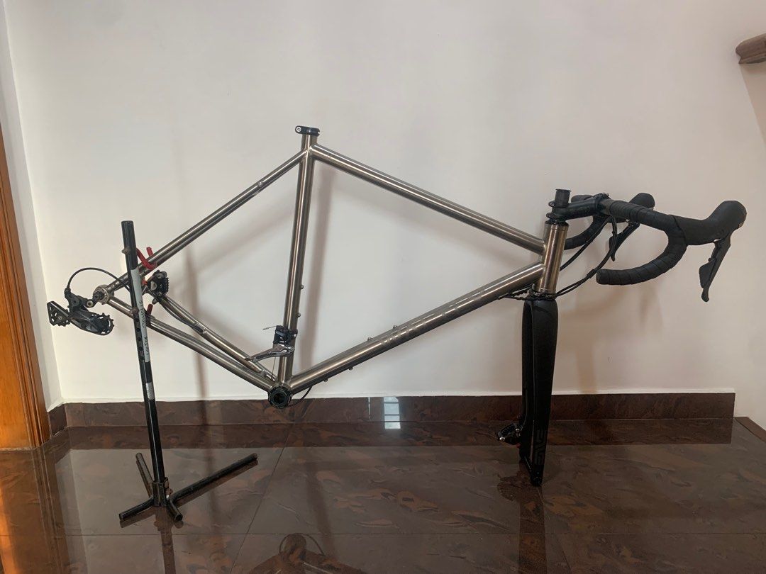 Waltly titanium frame 58cm with enve fork ultegra groupset Sports Equipment Bicycles Parts Bicycles on Carousell