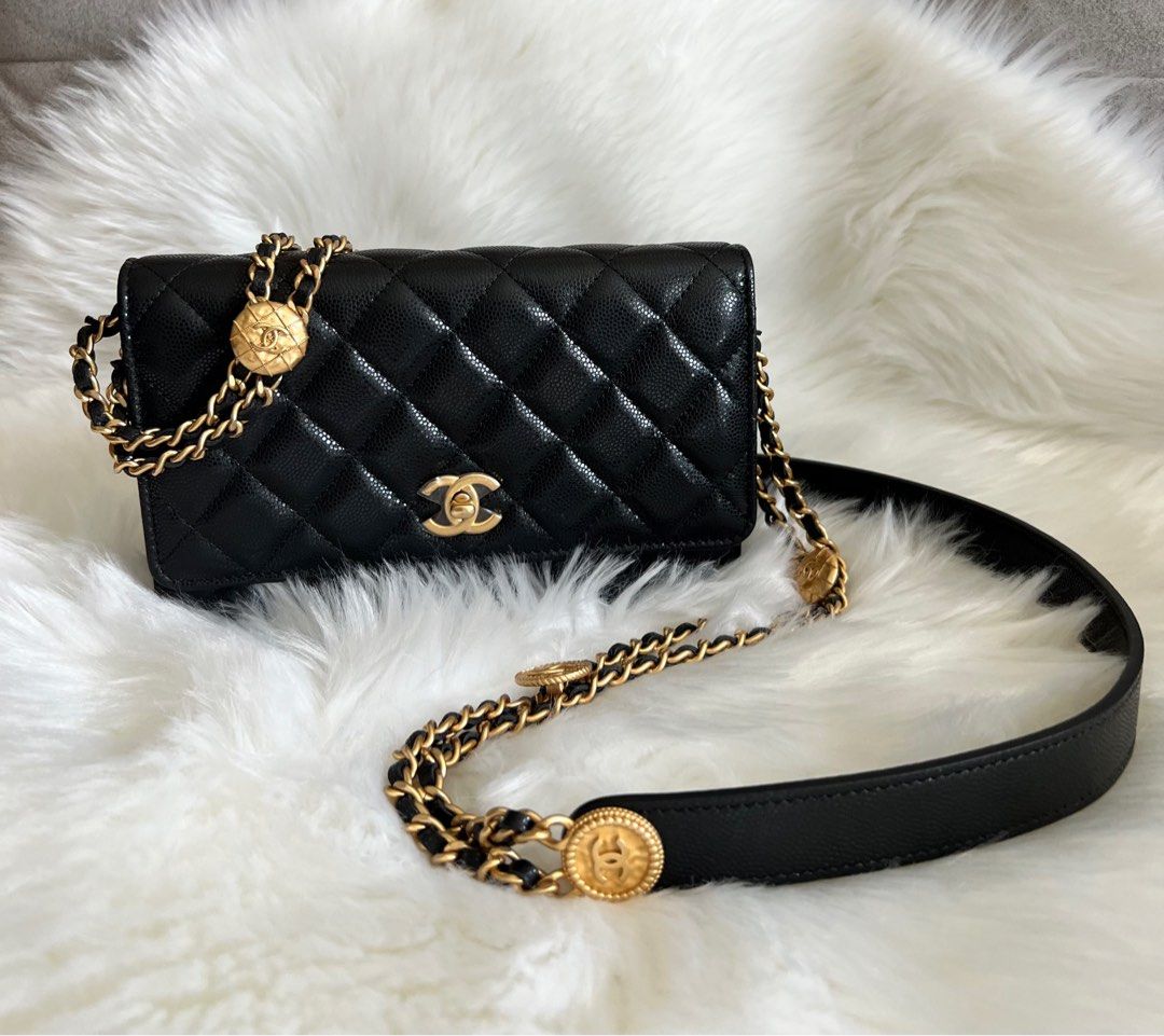 Used chanel wallet on chain best sale