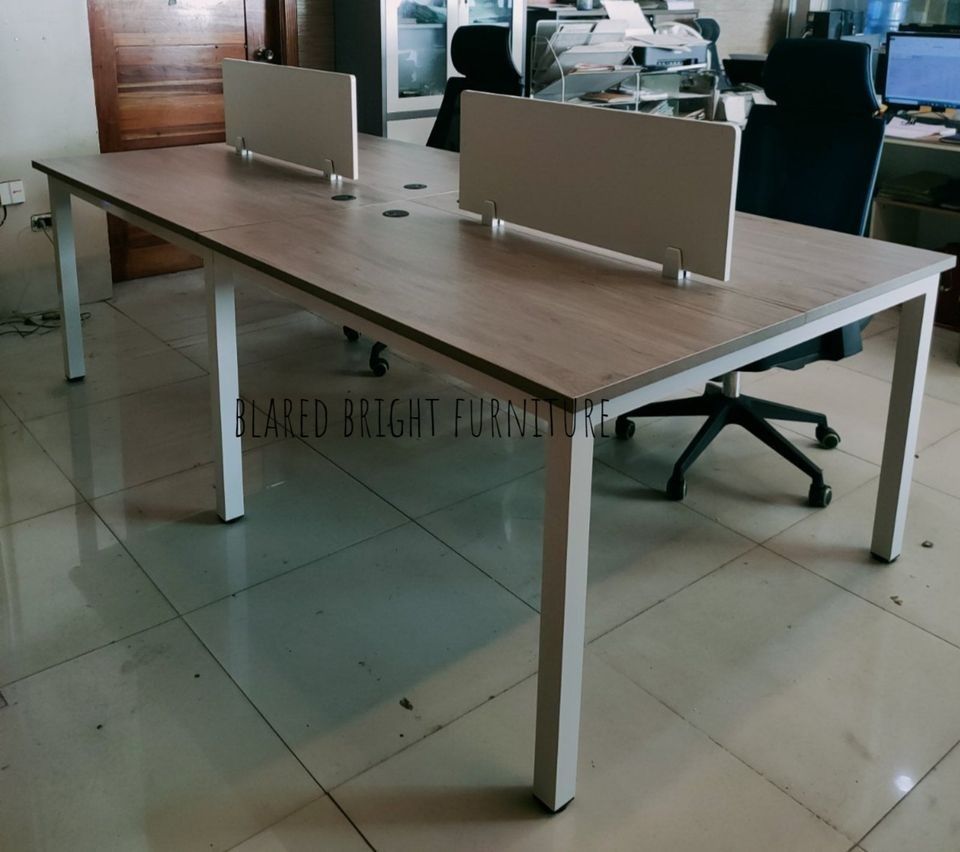Workstation - Linear Tables Office Furniture Partition, Furniture ...