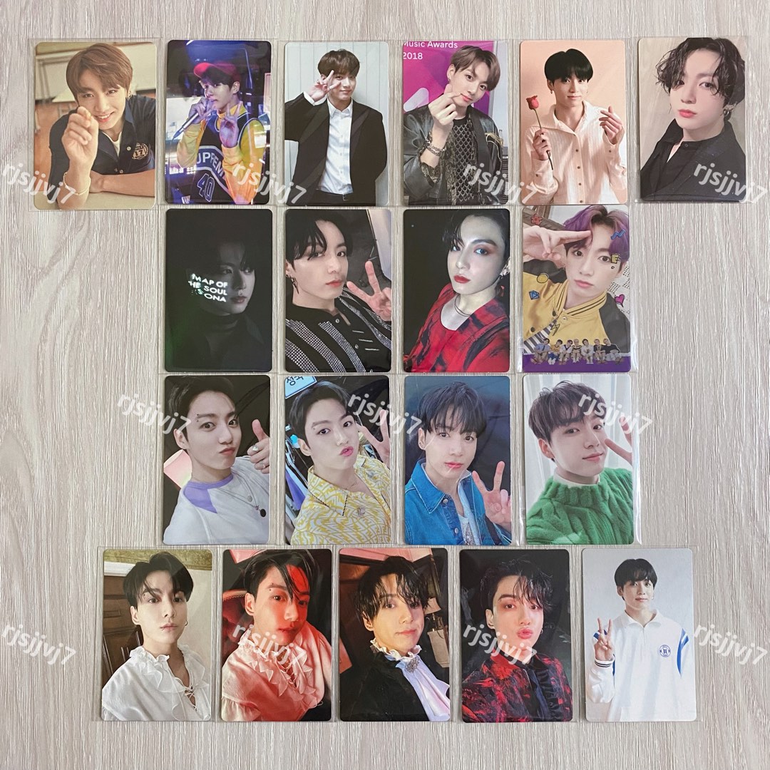 [WTS] BTS JUNGKOOK JK OFFICIAL RARE PHOTOCARDS (DVD/BLURAY/PHOTOBOOK ...
