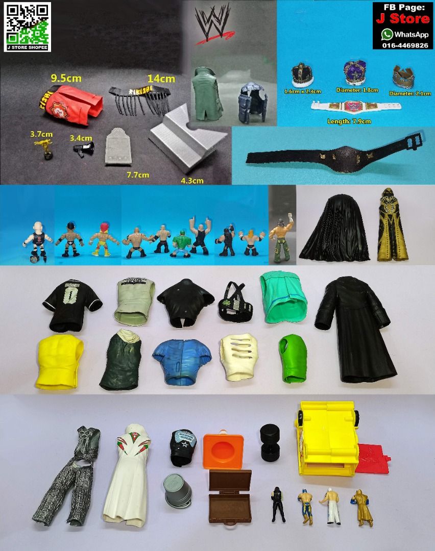 Wwe figure accessories on sale