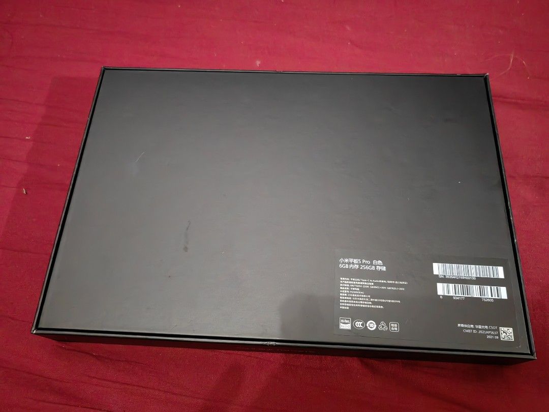 Xiaomi 5 Pad Pro China box only (Category: Android) located in Antipolo. Submitted by lnamei88 (Listing ID 1259276936, Image 2). Description: box only for xiaomi pad 5 pro china rom.