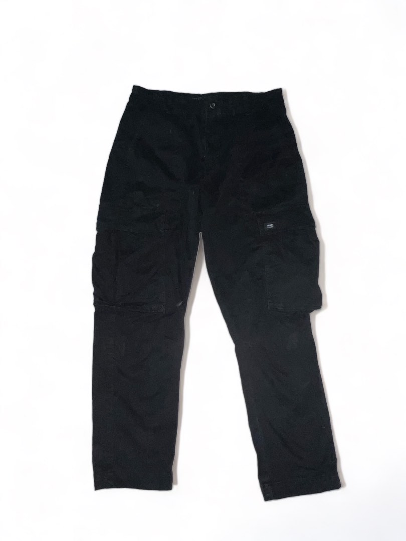 Zara black cargo pants, Men's Fashion, Bottoms, Trousers on Carousell