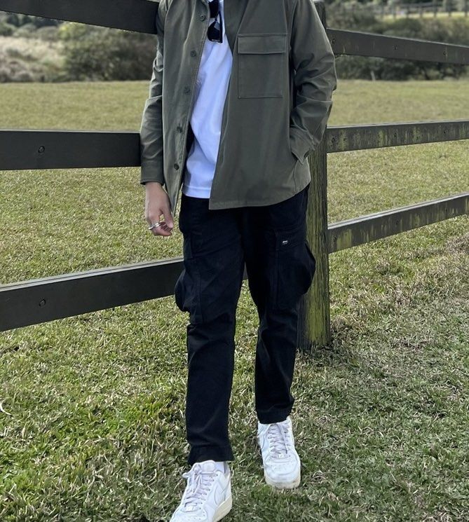 Zara black cargo pants, Men's Fashion, Bottoms, Trousers on Carousell