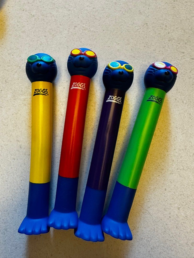 Zoggs seal dive sticks 4 pcs set Carousell