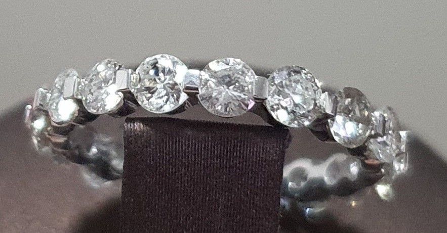 Full diamond eternity discount ring