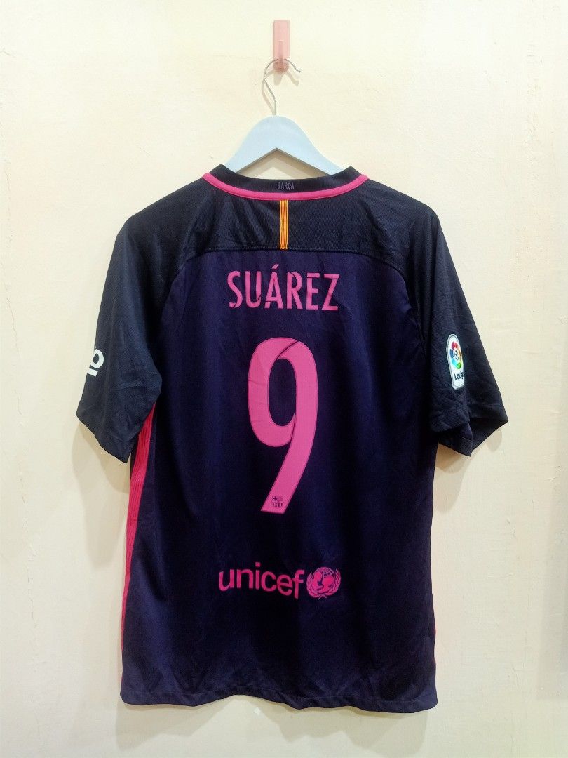 Barcelona Away 2019/20 Suarez #9 Youth Jersey Name Set