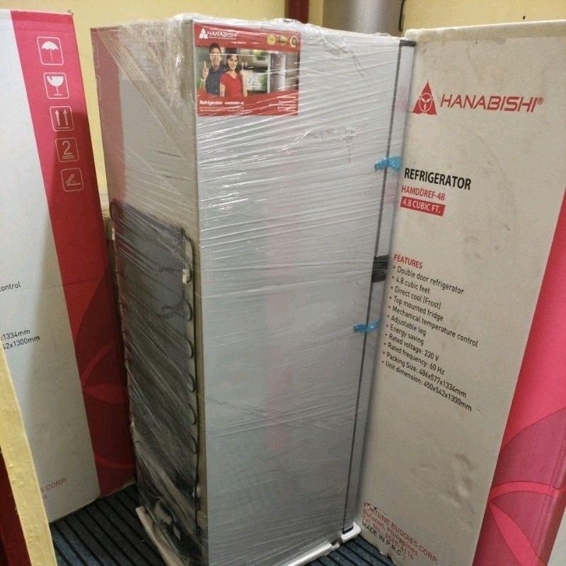 4.8cu.ft Hanabishi Refrigerator HAMDDREF-4.8 (Category: Refrigerators and Freezers) located in Bulacan. Submitted by BeccaHB (Listing ID 1259546303, Image 3). Description: Description💯 ✅4.8 cubic feet. ✅Direct cool (frost). ✅Top mounted fridge. ✅Mechanical temperature control. ✅Adjustable leg. ✅Energy Saving..
