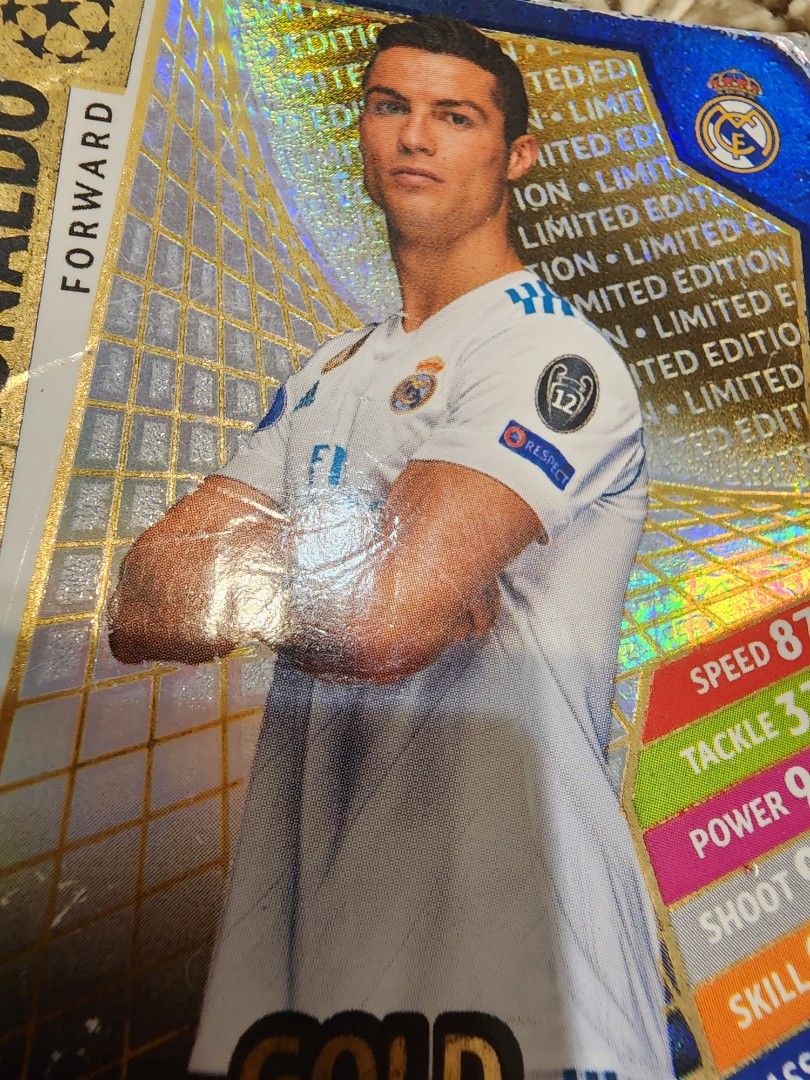 7 rare LIMITED EDITION CHAMPIONS LEAGUE CARDS, Hobbies & Toys, Toys & Games  on Carousell