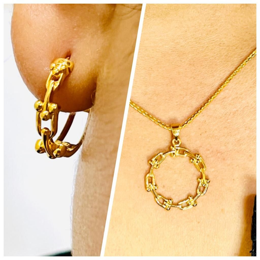 Gold on sale ear pendant