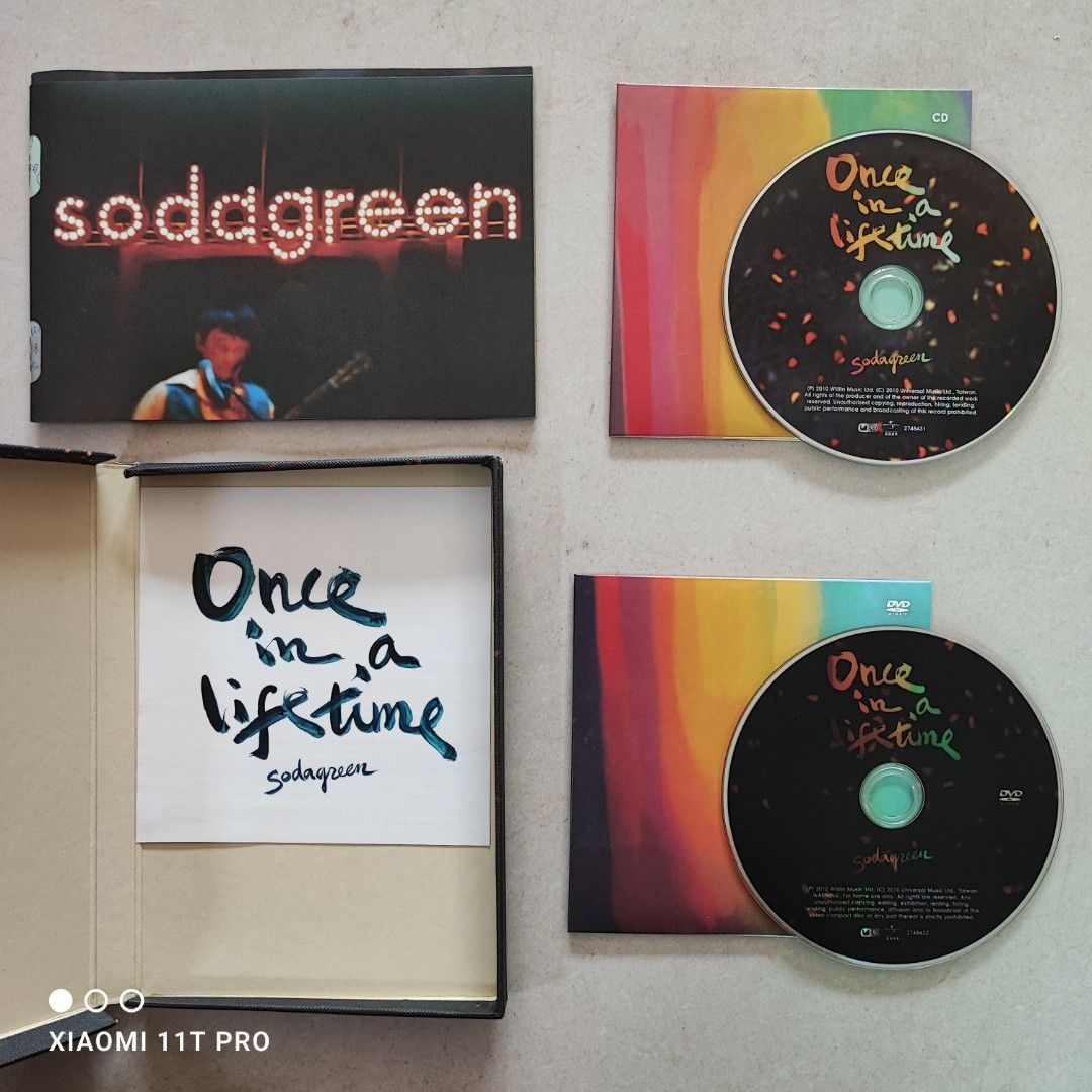 95％new Sodagreen 蘇打綠- 十年一刻Once In A Lifetime (CD+DVD) 現場