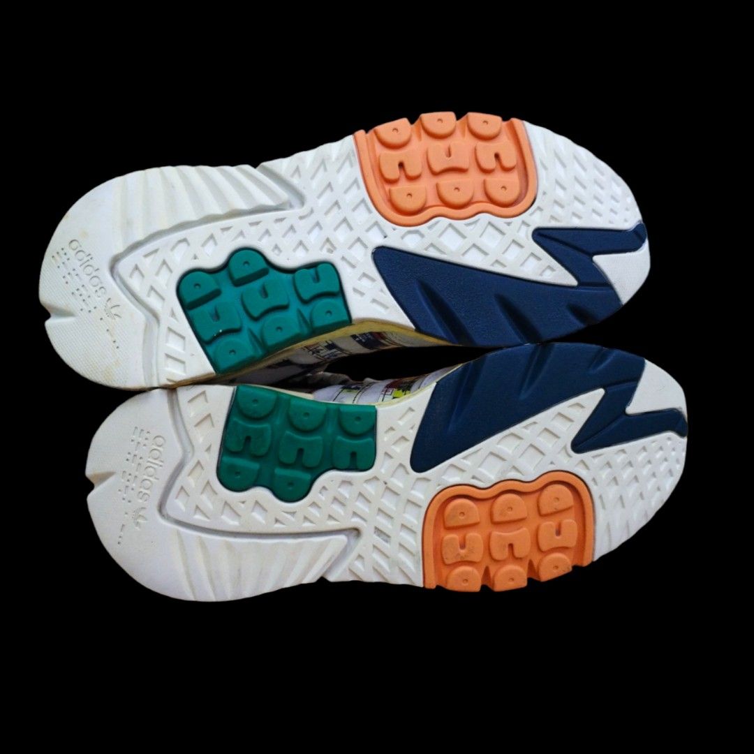 9 US 8.5 UK 27 cm Adidas Night Jogger with adidas banner stripe