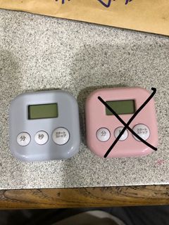 全新迷你計時器/粉、灰二色