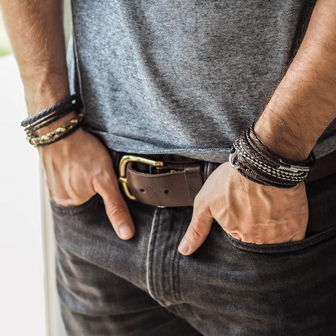 Ernest jones mens leather bracelets store
