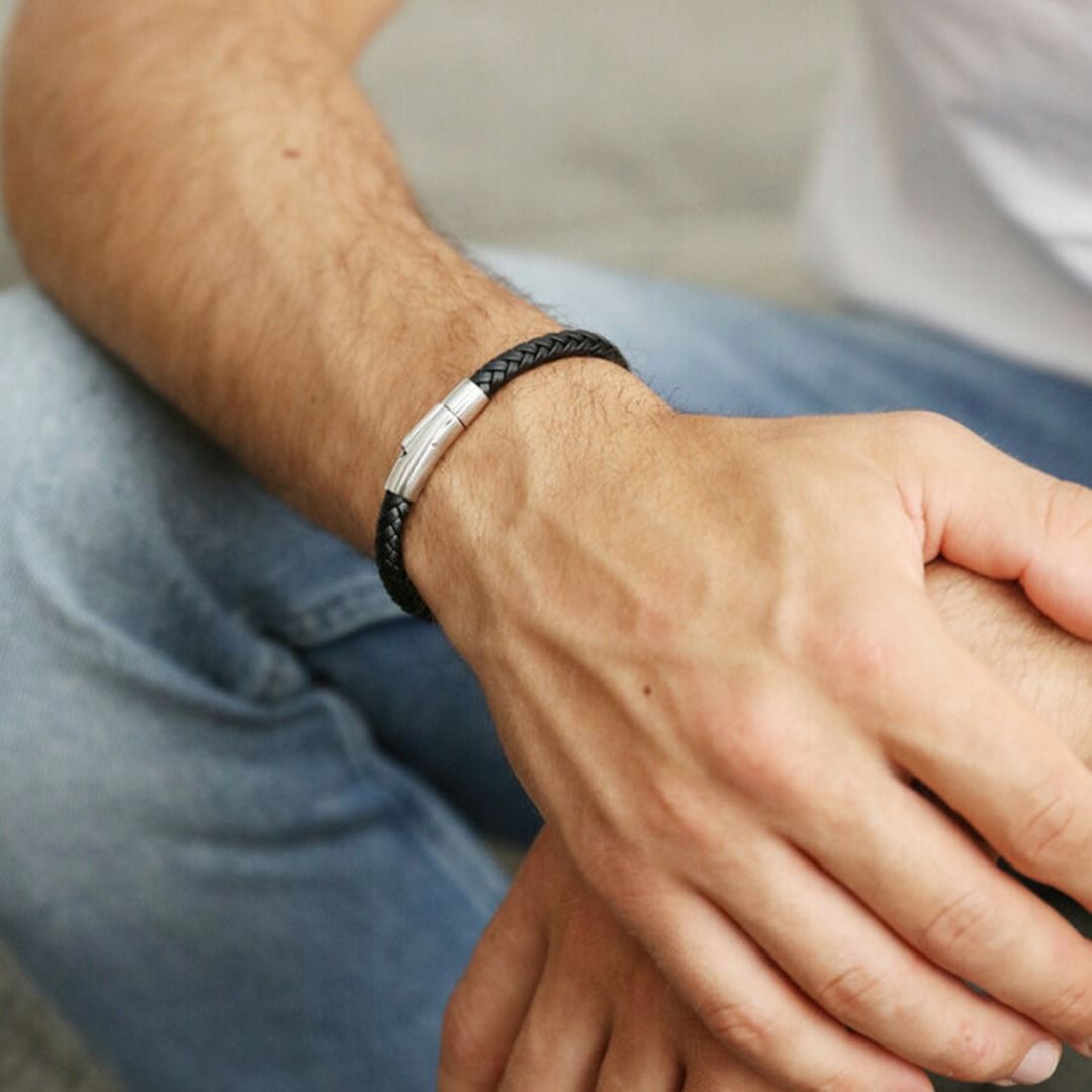 Ernest jones mens leather bracelets store