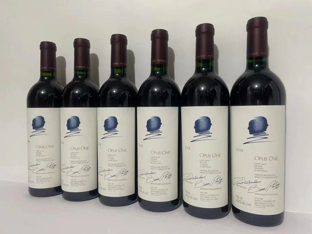 荃灣回收紅酒作品一號Opus one, 嘢食& 嘢飲, 酒精飲料- Carousell