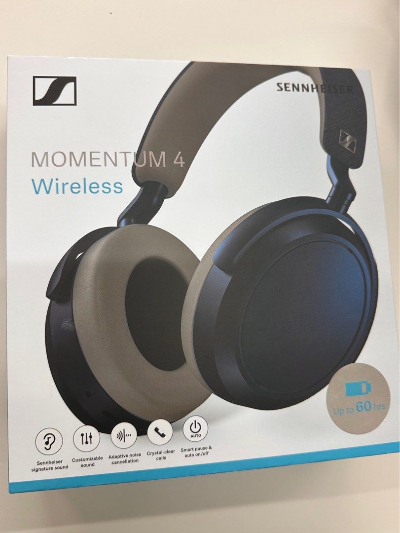 全新新色Sennheiser Momentum 4 Wireless Denim, 音響器材, 頭戴式/罩