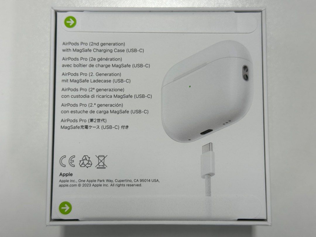 全新Apple AirPods Pro (第2代) 配備MagSafe 充電盒(USD-C), 音響器材