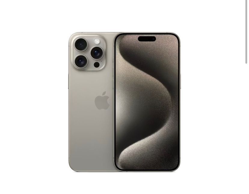 原色Apple iPhone 15 pro max 256 gb natural titanium 大原256, 手提