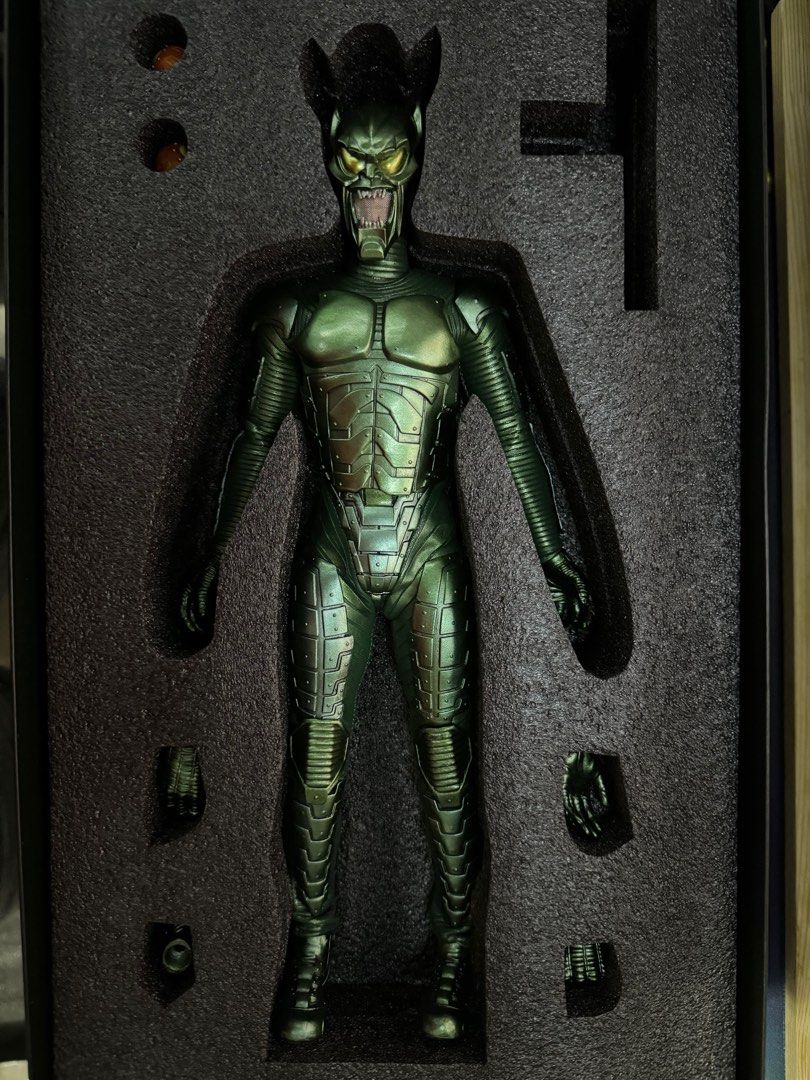副廠 非hottoys toys era The Fiend deluxe 綠魔 Green Goblin, 興趣及遊戲, 玩具 & 遊戲類