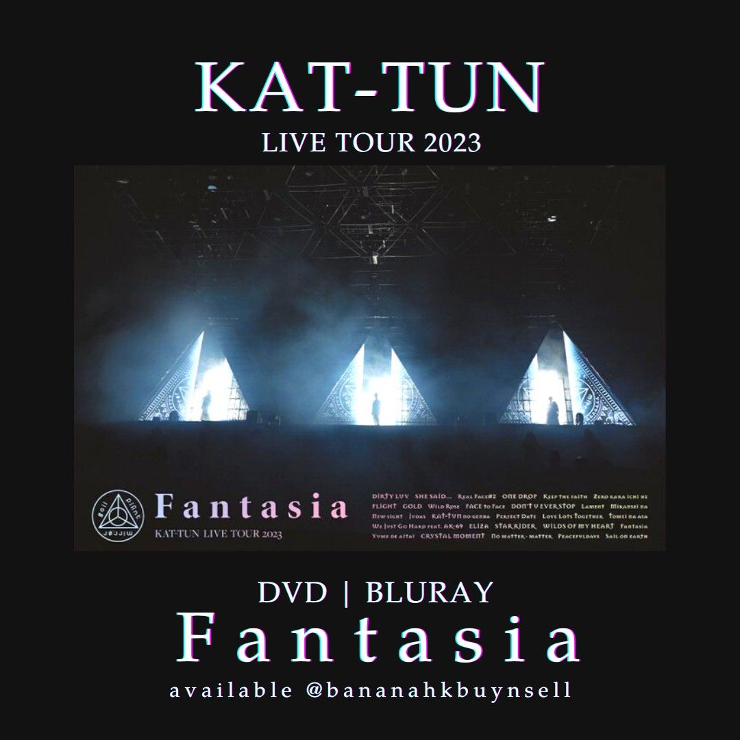 ☠ KAT-TUN LIVE TOUR 2023 Fantasia 初回限定盤通常盤BLU-RAY DVD 