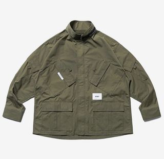 Wtaps Jungle LS / CTPL. TWILL. DOT SIGHT size 4 OD, 男裝, 外套及